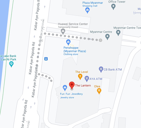 The Lantern Vietnamse restaurant map